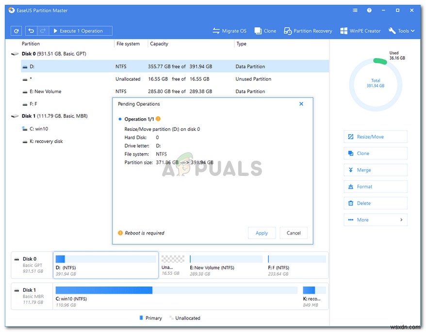 해결 방법: Windows 10에서 이 작업을 완료하기 위한 디스크 공간이 충분하지 않습니다 오류