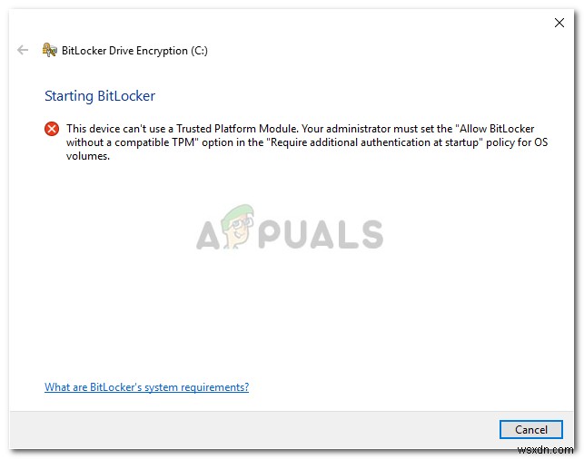 Windows 10 이 장치는 신뢰할 수 있는 플랫폼 모듈을 사용할 수 없습니다 오류 해결 방법