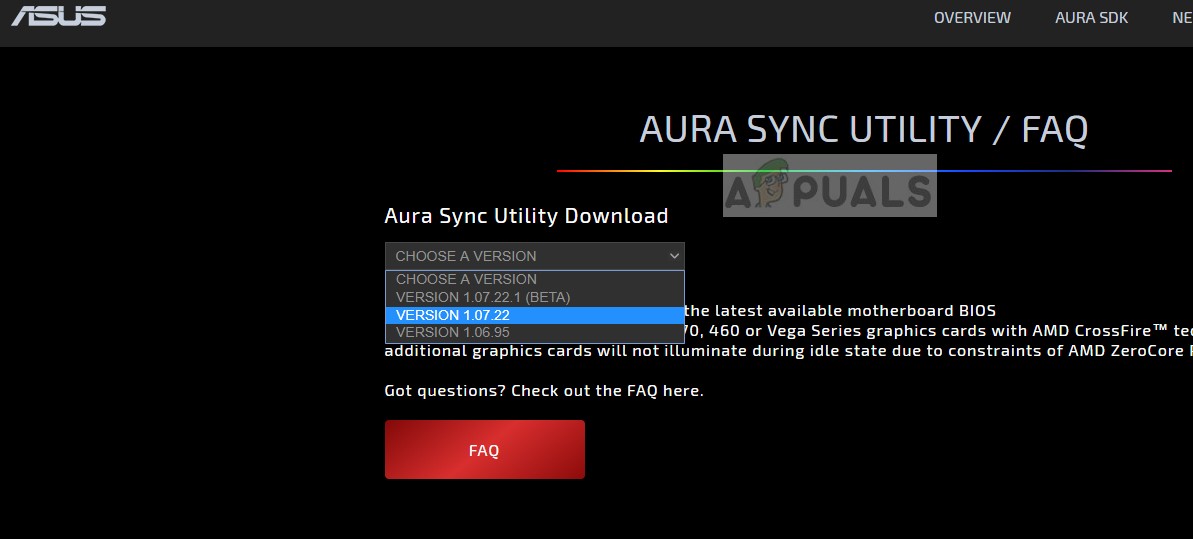 ASUS AURA 작동 안 됨 오류 해결 방법 총정리