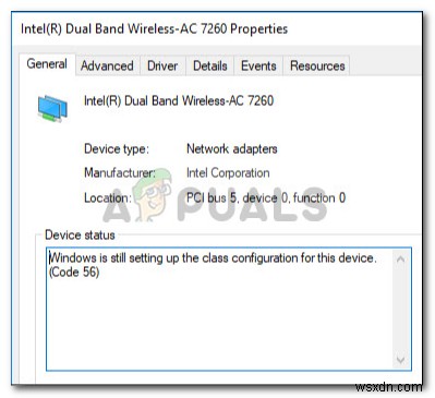 Windows  이 장치에 대한 클래스 구성을 계속 설정하는 중입니다(코드 56)  오류 해결 방법