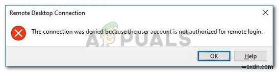 Windows 10  사용자 계정이 원격 로그인에 대해 인증되지 않아 연결이 거부되었습니다  오류 해결 방법