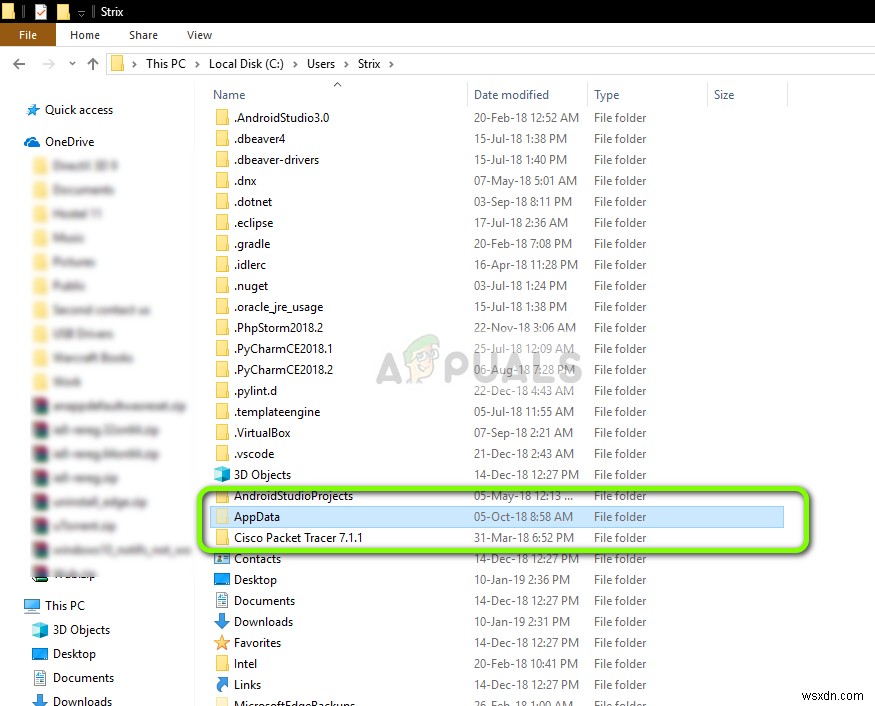 Windows 10에서 AppData 폴더를 찾을 수 없을 때 해결하는 방법