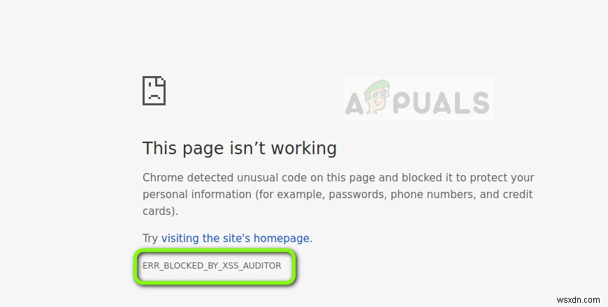 Chrome  ERR_BLOCKED_BY_XSS_AUDITOR  오류 원인 및 해결 방법