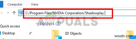 수정: GeForce Experience에서 공유(Share)를 열 수 없음 오류 해결 방법