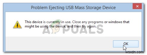 Windows 10에서 외장 하드 드라이브를 안전하게 꺼낼 수 없을 때 해결 방법 6가지