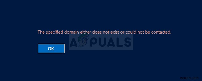 Windows 지정된 도메인이 존재하지 않거나 연결할 수 없습니다 오류 해결 방법