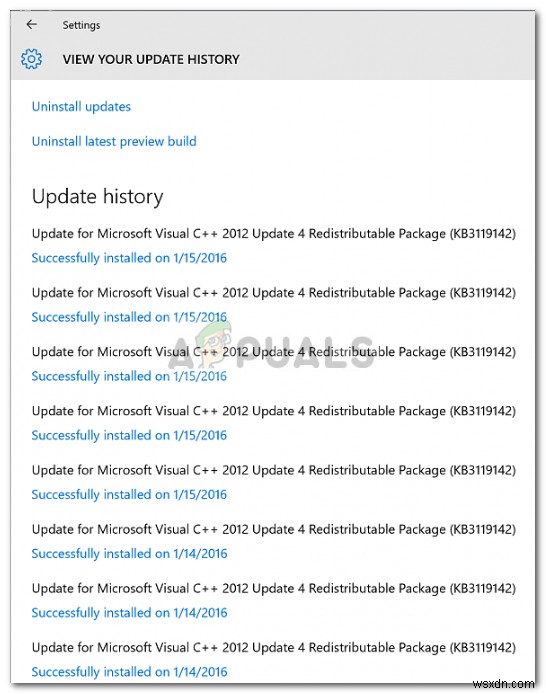 Windows 10에서 동일한 업데이트가 반복 설치되는 문제 해결 방법