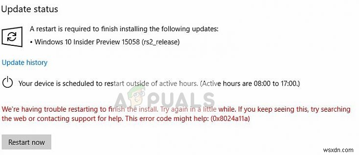 Windows 10 업데이트 오류 0x8024a11a 완벽 해결 가이드