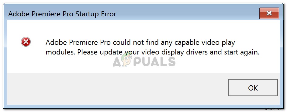 Adobe Premiere Pro  사용 가능한 비디오 재생 모듈을 찾을 수 없음  오류 해결 방법 5가지