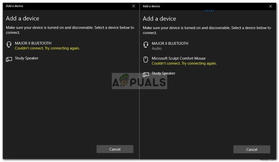Windows 10 블루투스  연결할 수 없음  오류 해결 방법