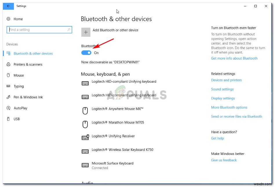 Windows 10 블루투스  연결할 수 없음  오류 해결 방법