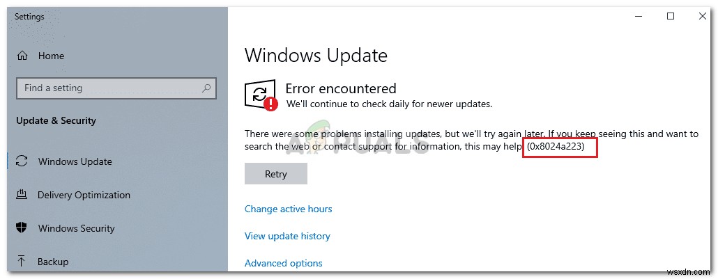 Windows 업데이트 오류 0x8024a223 완벽 해결 가이드