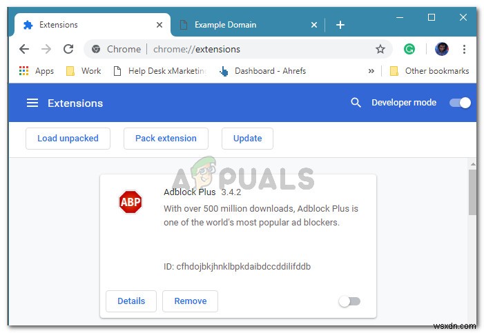 ERR_BLOCKED_BY_CLIENT 오류 해결 방법 – ‘이 웹페이지가 확장 프로그램에 의해 차단되었습니다’ 수정 가이드
