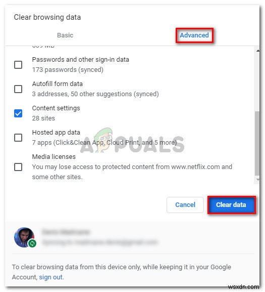 Chrome 이 페이지를 볼 수 있는 권한이 없습니다 오류 해결 방법