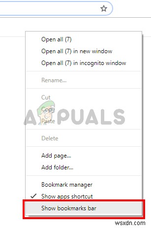 Chrome 북마크바가 사라질 때 해결하는 방법 4가지