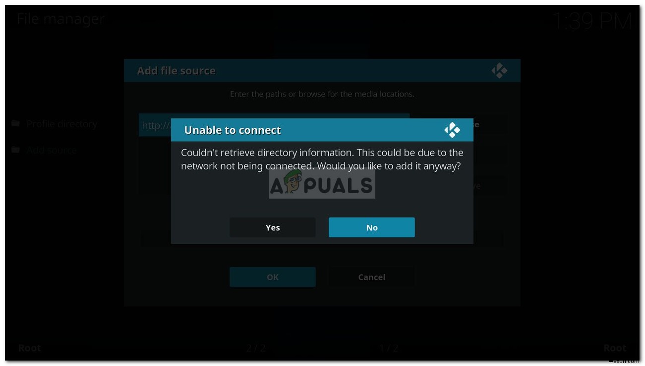코디(Kodi) 디렉토리 정보를 검색할 수 없습니다 오류 해결하는 5가지 방법