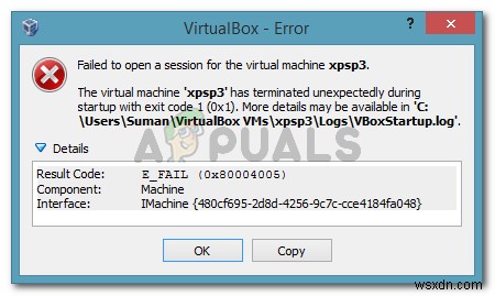 수정 방법: VirtualBox 종료 코드 1(0x1) 오류 – 가상 머신이 시작 중 예기치 않게 종료되는 문제 해결