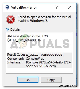 VirtualBox BIOS에서 AMD-V가 비활성화됨(VERR_SVM_DISABLED) 오류 완벽 해결 가이드