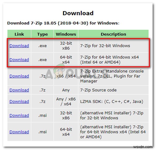 해결 방법: 7-Zip  페이로드 데이터 끝에 일부 데이터가 있습니다  경고 메시지 수정