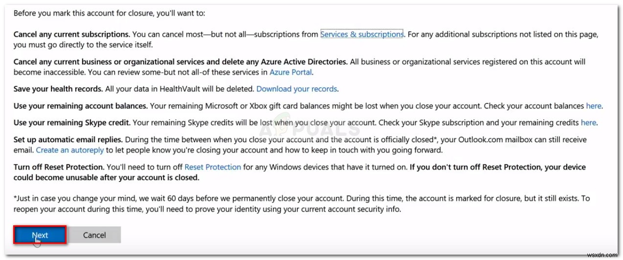 Microsoft 계정 영구 폐쇄 및 관련 데이터 완전 삭제 방법