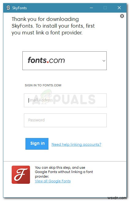 SkyFonts로 Windows에 Google Fonts 설치하고 자동 동기화하는 방법