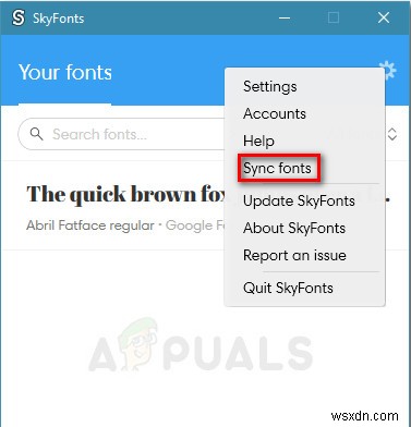 SkyFonts로 Windows에 Google Fonts 설치하고 자동 동기화하는 방법