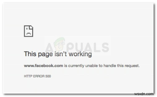 페이스북  현재 이 요청을 처리할 수 없습니다(HTTP ERROR 500)  오류 완벽 해결 가이드