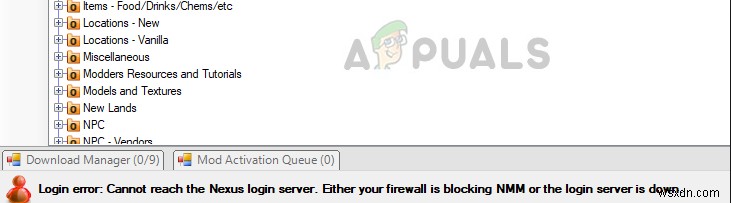 Nexus Mod Manager 로그인 오류 해결 방법 총정리