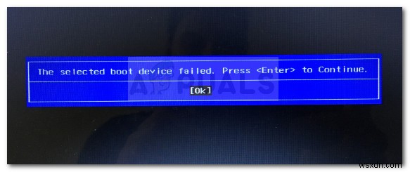 Windows 10 선택한 부팅 장치 실패 오류 완벽 해결 가이드