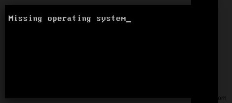  운영 체제 누락(Missing Operating System)  오류 완벽 해결 가이드