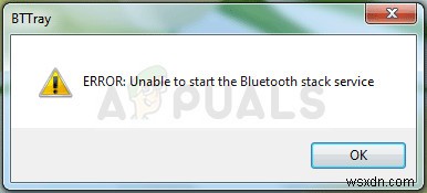 Bluetooth 스택 서비스를 시작할 수 없음 오류 완벽 해결 가이드