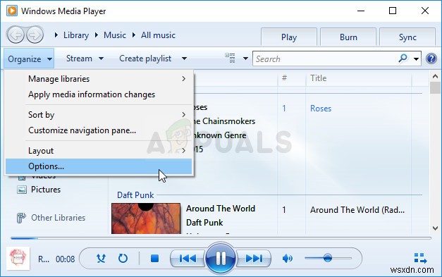 Windows Media Player에서 DVD가 재생되지 않을 때 해결하는 방법
