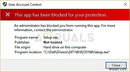 Windows 이 앱은 보호를 위해 차단되었습니다 오류 완벽 해결 가이드