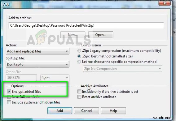 Zip 파일을 비밀번호로 보호하는 방법 (WinRAR·7-Zip·WinZip)