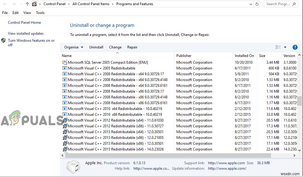 Microsoft Visual C++ 런타임 오류 R6025 해결 방법