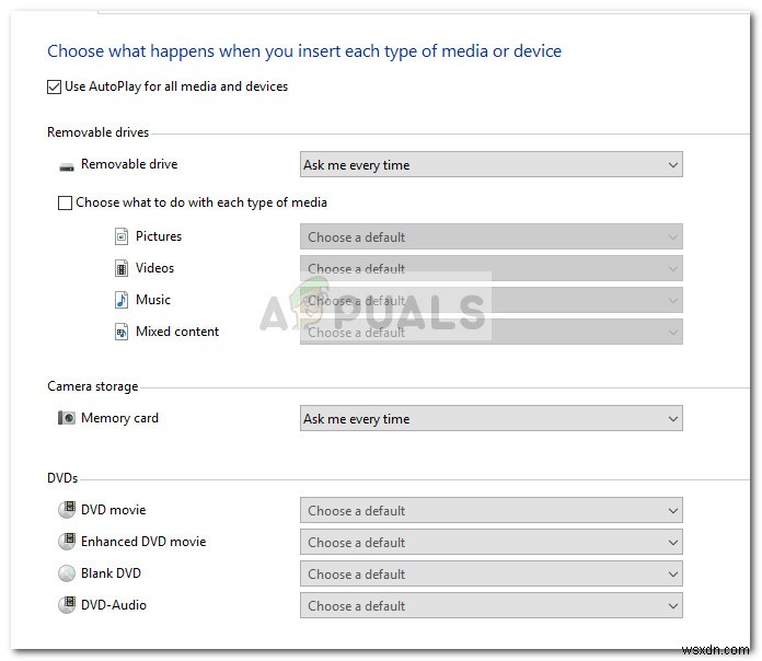 Windows 10에서 자동 실행(AutoPlay) 활성화·비활성화하는 4가지 방법