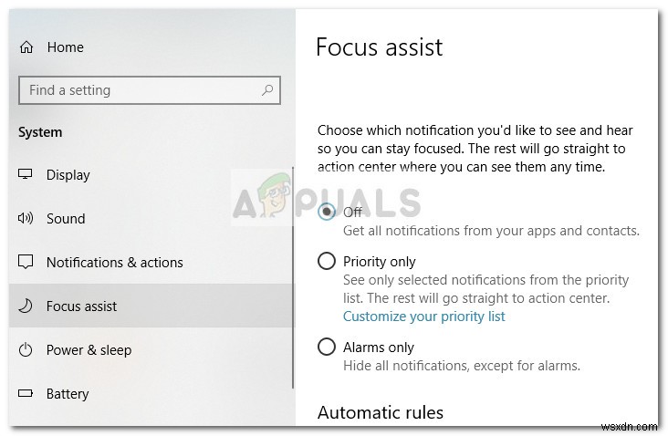 Windows 10 집중 지원(Focus Assist) 자동 규칙 변경 방법 완벽 가이드