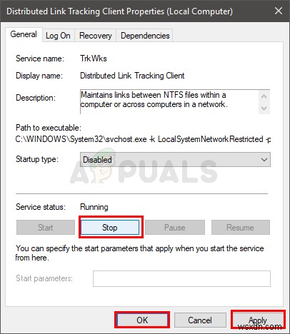 분산 링크 추적 클라이언트(Distributed Link Tracking Client) 비활성화 방법 – 외장 드라이브 안전 제거 오류 해결