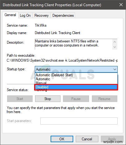 분산 링크 추적 클라이언트(Distributed Link Tracking Client) 비활성화 방법 – 외장 드라이브 안전 제거 오류 해결