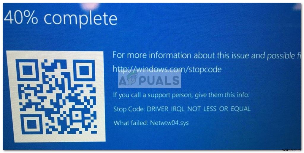 수정: Netwtw04.sys로 인한 죽음의 블루스크린(BSOD) 오류 해결 방법