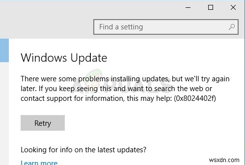 Windows 업데이트 오류 0x8024402f 해결 방법 총정리