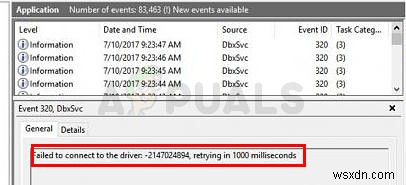 DbxSvc 드라이버에 연결하지 못했습니다 오류 원인과 해결 방법