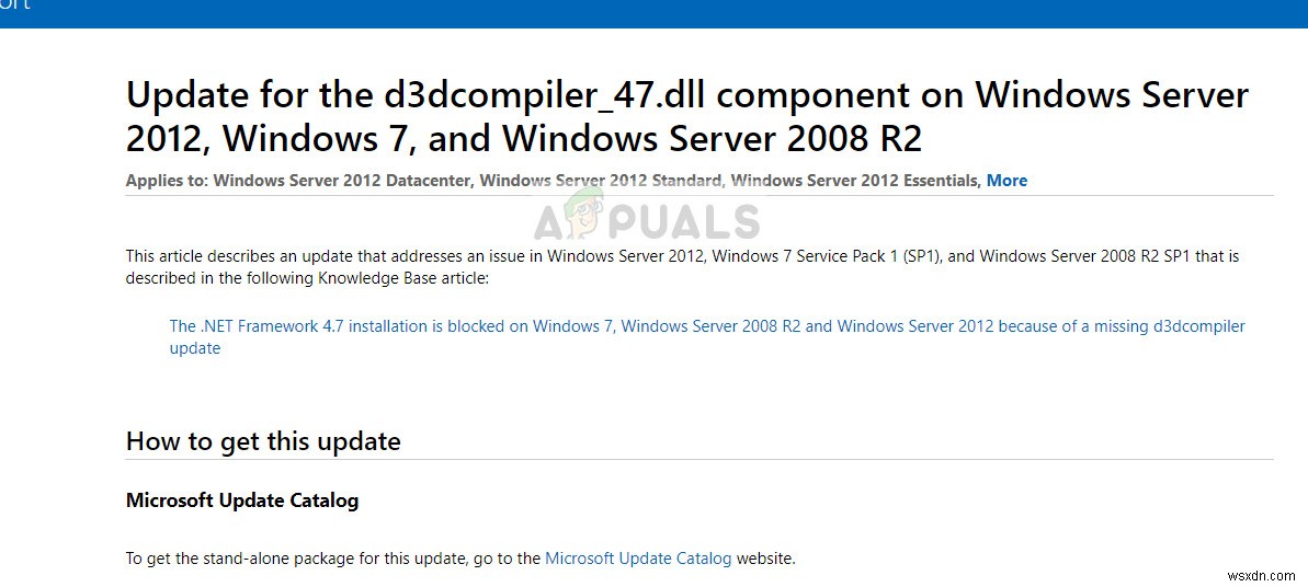 D3DCompiler_47.dll 누락 오류 완벽 해결 가이드