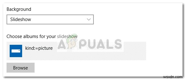 Windows 10 바탕 화면 슬라이드쇼에 하위 폴더가 포함되지 않는 문제 해결 방법