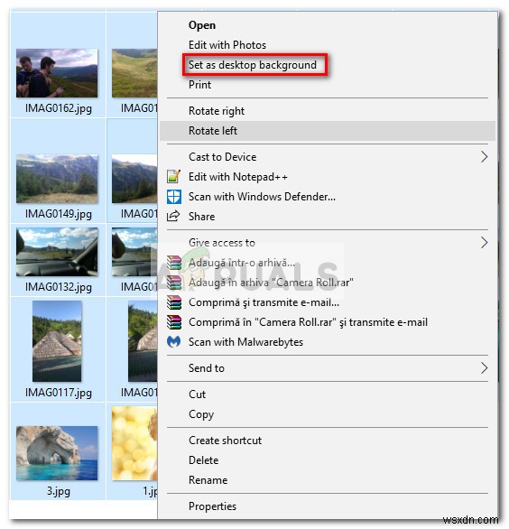 Windows 10 바탕 화면 슬라이드쇼에 하위 폴더가 포함되지 않는 문제 해결 방법