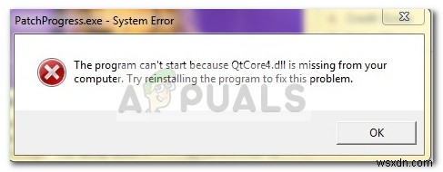 QtCore4.dll 누락 오류 완벽 해결 가이드