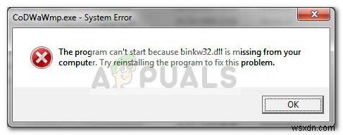 binkw32.dll 파일 누락 오류 해결 방법 완벽 가이드