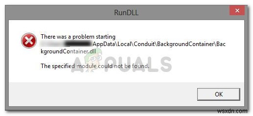 BackgroundContainer.dll RunDLL 오류 해결 방법 총정리