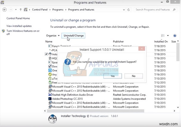컴퓨터에서 가짜 기술 지원(Tech Support) 사기 프로그램 완벽하게 제거하는 방법