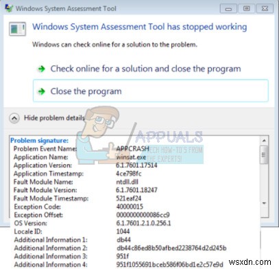 Windows 시스템 평가 도구 winsat.exe 작동 중지 오류 완벽 해결 가이드